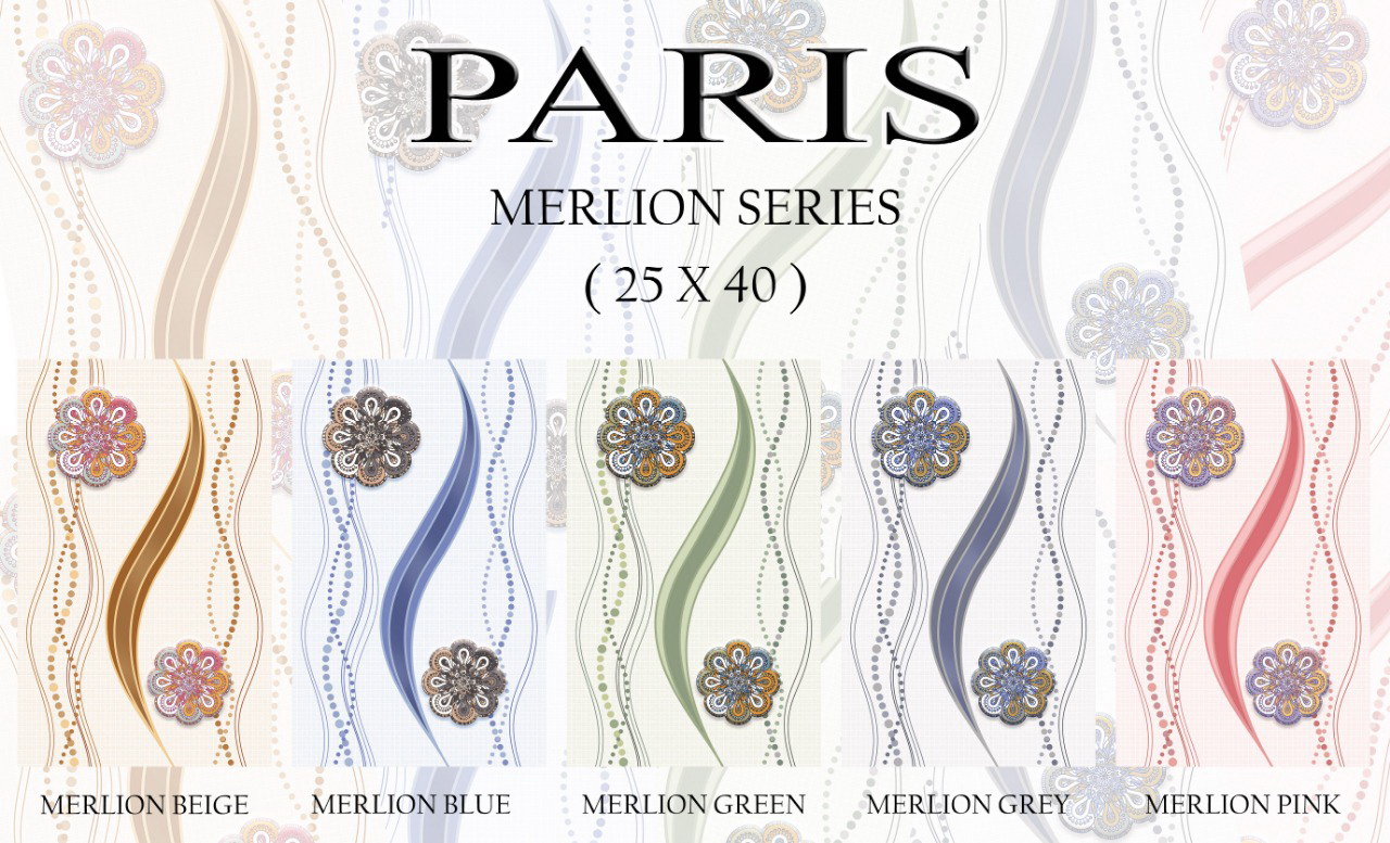 PARIS: Paris Merlion Blue 25x40 - small 2